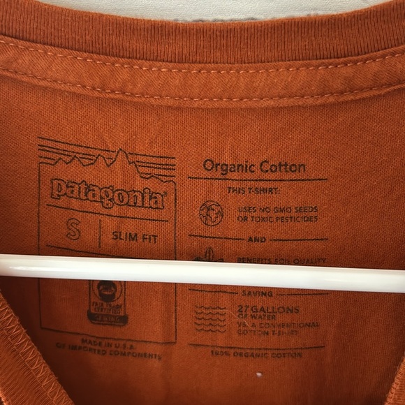 Patagonia Fitz Roy Bear Organic T-Shirt Small Slim Fit - Picture 10 of 16